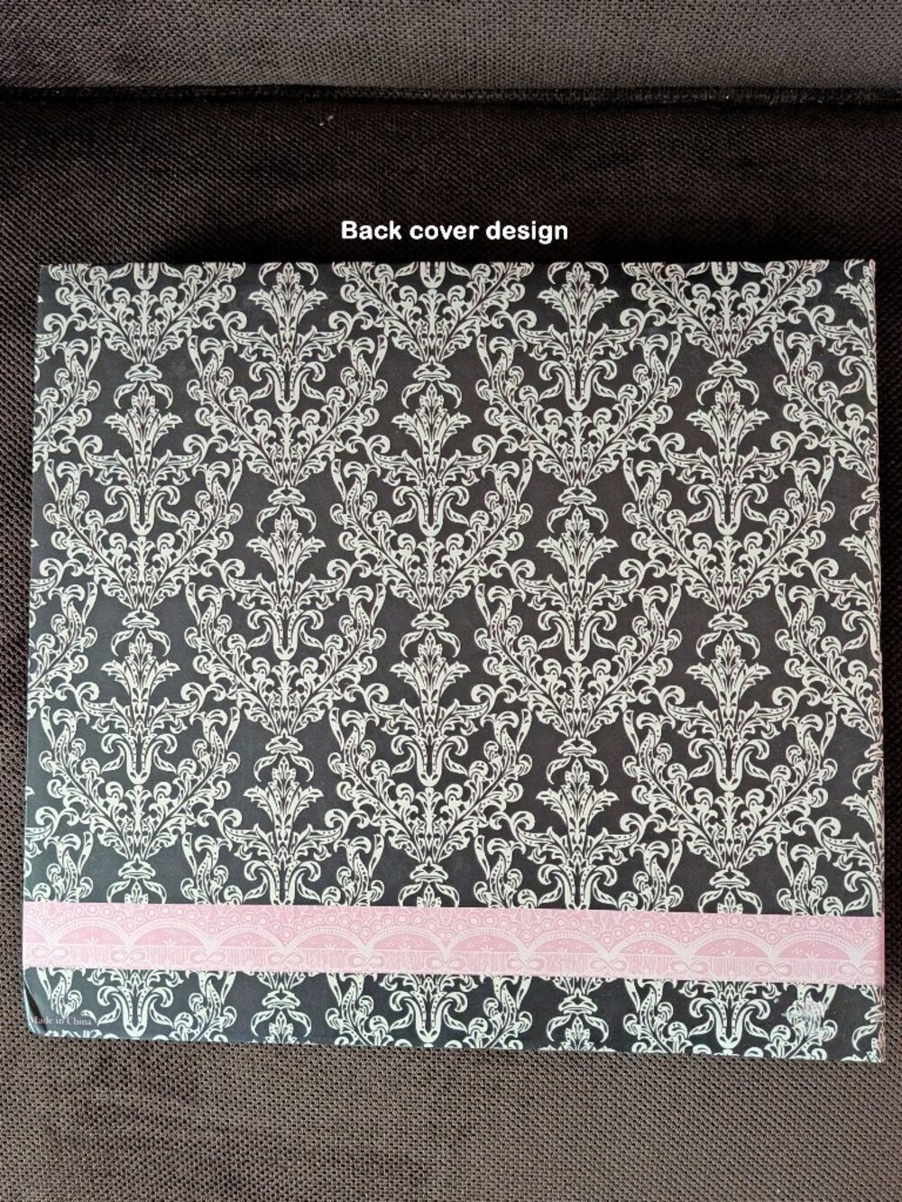 Memories 12x12" Scrapbook, Paisley design, ready to use for Photos or Scrapbook - Picture 10 of 14